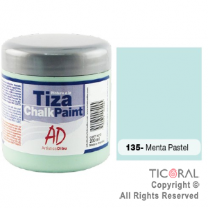 PINTURA TIZA AD 135 MENTA PASTEL 200ML X 3 UNIDADES